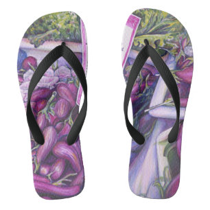 Whisk Well for Whale Soup Flip Flops