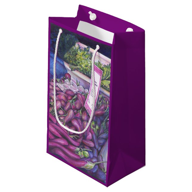 Whisk Well for Whale Soup Small Gift Bag (Front Angled)