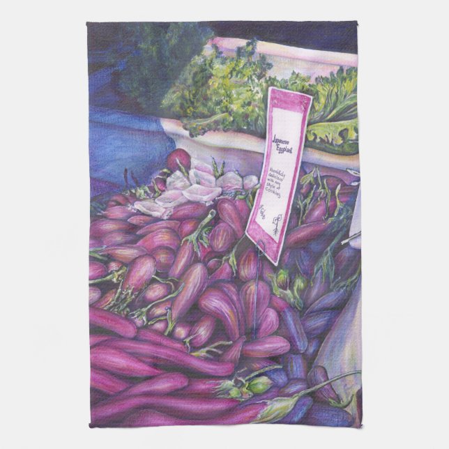Whisk Well for Whale Soup Tea Towel (Vertical)
