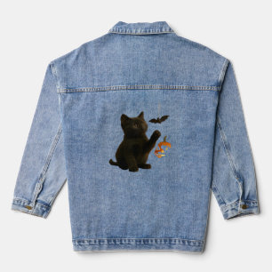 Whisker Hex & Lantern Glow Classic T-Shirt Denim Jacket