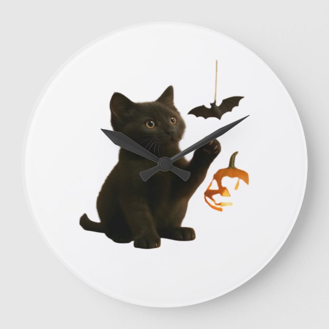 Whisker Hex & Lantern Glow Classic T-Shirt Large Clock (Front)