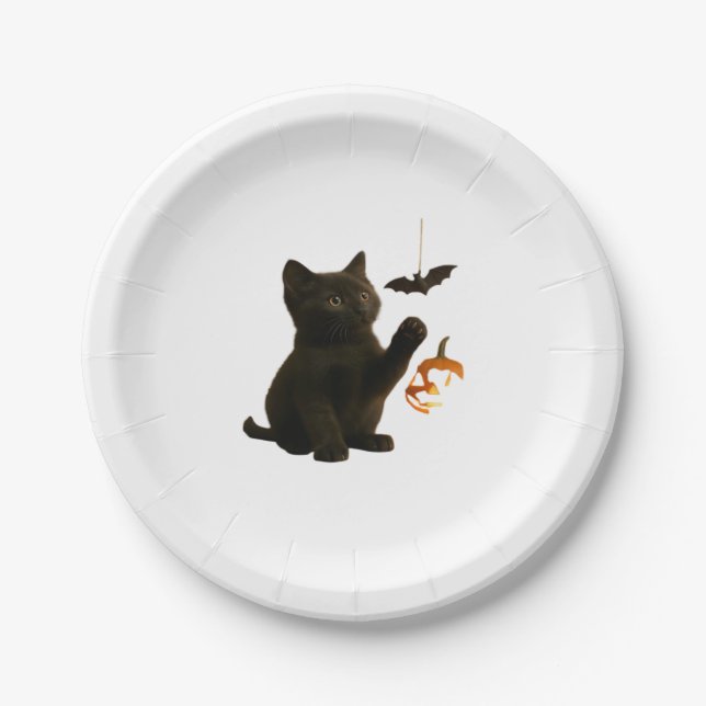 Whisker Hex & Lantern Glow Classic T-Shirt Paper Plate (Front)