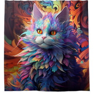 Whisker Wonder Shower Curtain