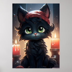 Whisker Wonderland: Cat Christmas Poster
