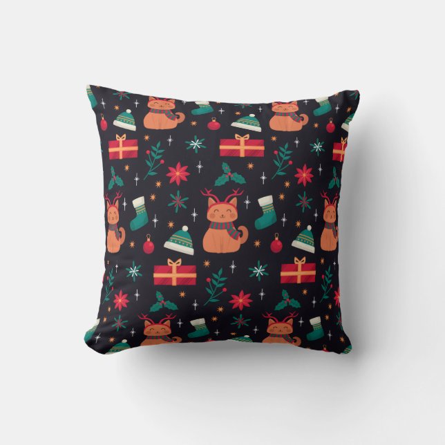 Whisker Wonderland Cushion (Front)