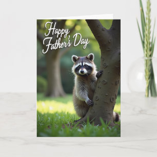 Whiskered Dad Fathers Day Card