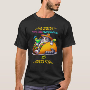Whiskered Gastronomy: Taco and Sip T-Shirt