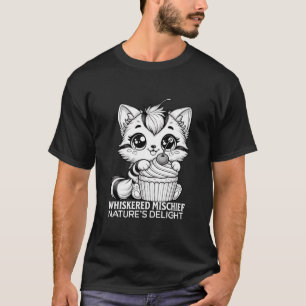 Whiskered mischief nature's delight T-Shirt