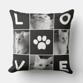 Whiskered Whimsy: Embrace the Love - Cat Lover's  Cushion