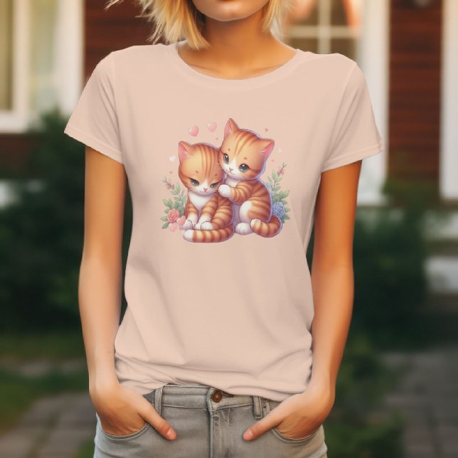 Whiskers and Charm Adorable Cats T-Shirt (Creator Uploaded)