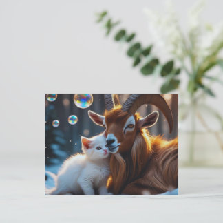 Whiskers and Hooves Postcard