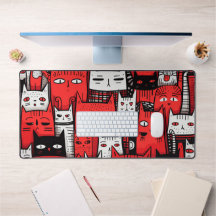 Whiskers and Wonders: Red While Black Cat Lovers'