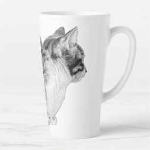 Whiskers in Thought Latte Mug