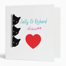 Whiskers & Vows | Black Cat Wedding Photo Album -