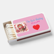 Whiskers & Vows | Pink Cat Wedding Favours
