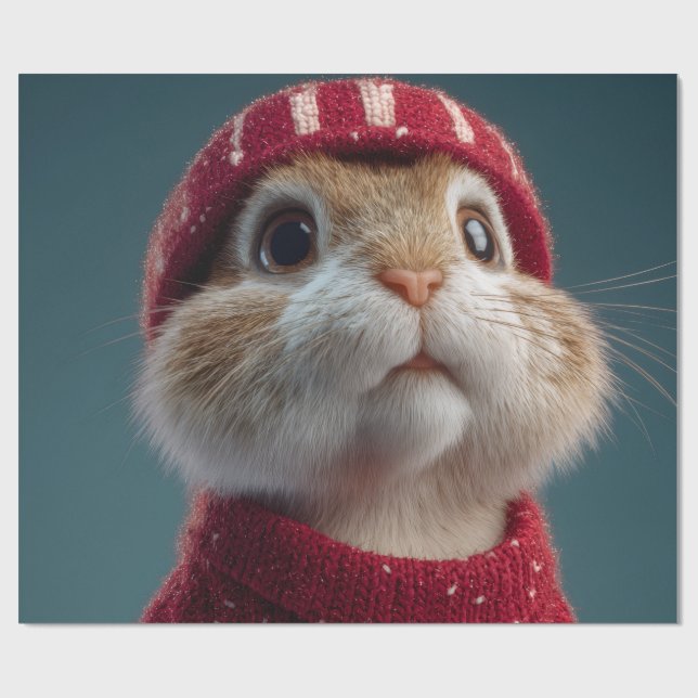 whiskers wrapping paper (Flat)