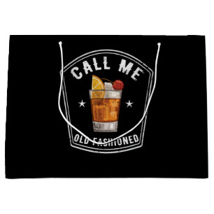 Whiskey Calls Me Old Fashioned Large Gift Bag