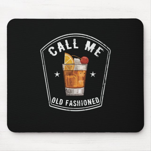 Whiskey Calls Me Old Fashioned Mouse Mat (Front)