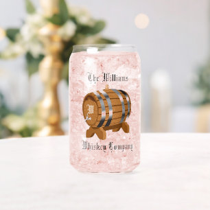 Whiskey can glass