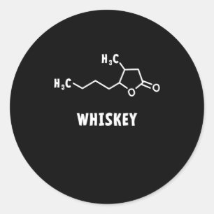 Whiskey Classic Round Sticker
