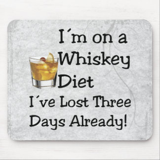 Whiskey Diet Mouse Mat