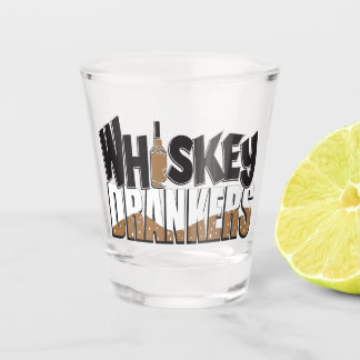 Whiskey Dranker Logo Shot Glass