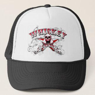 Whiskey Girls Skull Trucker Hat