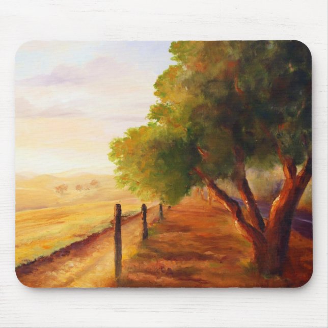 whiskey hill at sunrise mouse mat (Front)