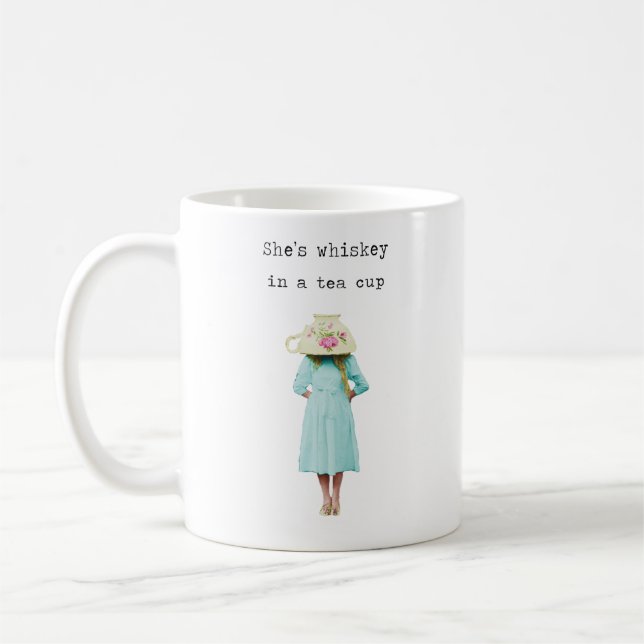 Whiskey in a Tea Cup Mug (Left)