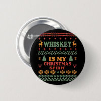 Whiskey is my christmas spirit funny ugly sweater