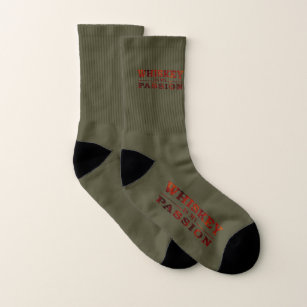 whiskey is my passion socks