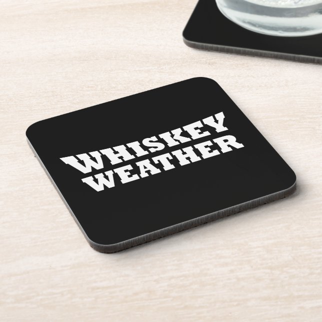 whiskey lover funny quotes coaster (Left Side)