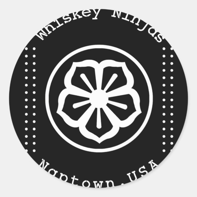 Whiskey Ninjas Karate Kid Sticker (Front)