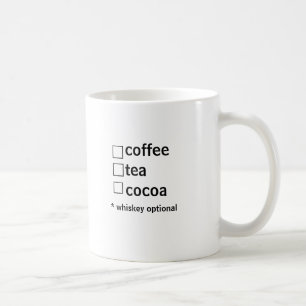 Whiskey optional checklist mug