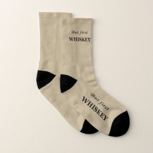 whiskey quote socks