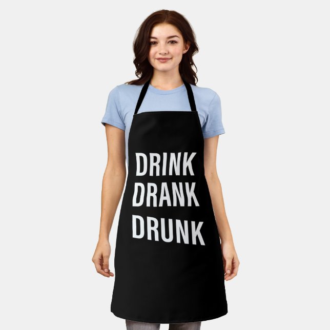 Whiskey quotes funny alcohol sayings gifts apron (Worn)