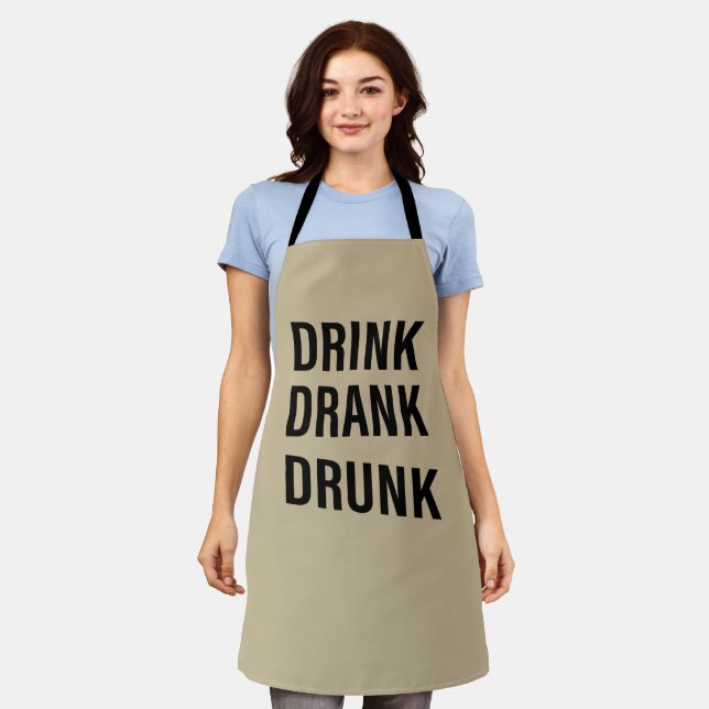 Whiskey quotes funny alcohol sayings gifts apron (Worn)