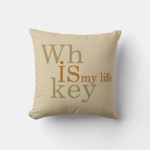 Whiskey quotes funny alcohol sayings gifts cushion