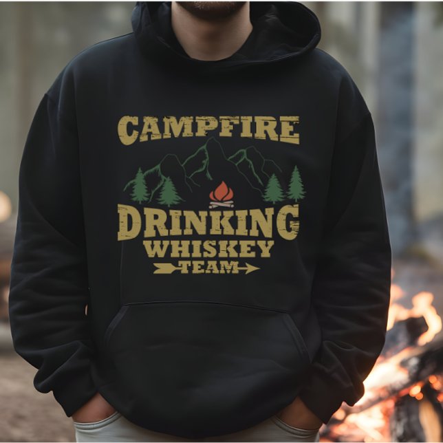 Whiskey quotes funny camping camper sayings  hoodie (Creator Uploaded)