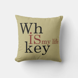 Whiskey quotes funny drinking alcohol sayings cushion