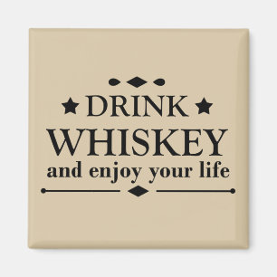 Whiskey quotes funny drinking alcohol sayings  magnet