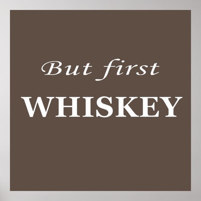 whiskey quotes poster (Front)