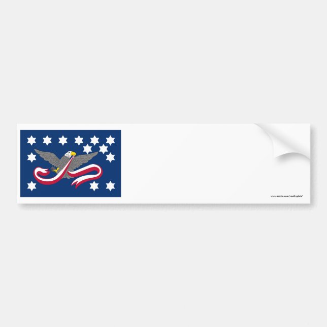 Whiskey Rebellion Flag Bumper Sticker (Front)