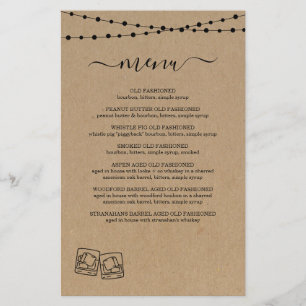 Whiskey / Rum Tasting Menu