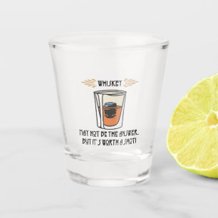 "Whiskey" Shot Glass