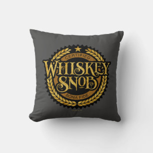 Whiskey Snob Cushion