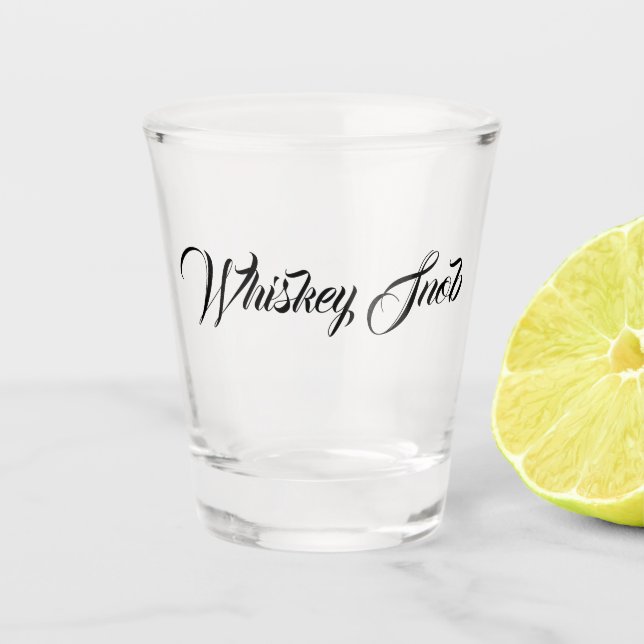 Whiskey Snob Shot Glass (Front)