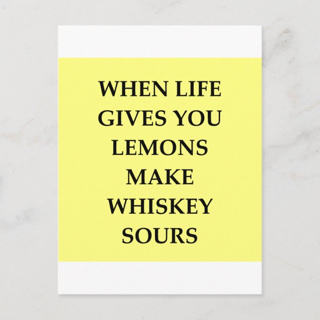 whiskey sours postcard (Front)