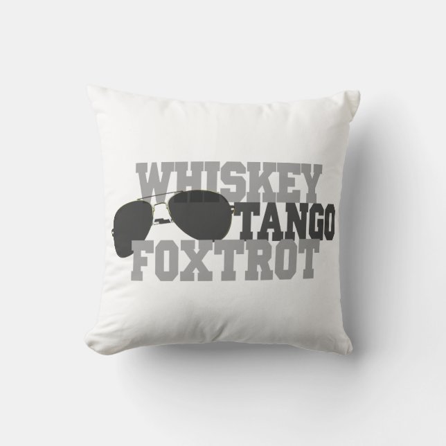 Whiskey Tango Foxtrot - Aviation Glasses Cushion (Front)