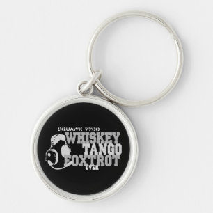 Whiskey Tango Foxtrot - Aviation Humour Key Ring